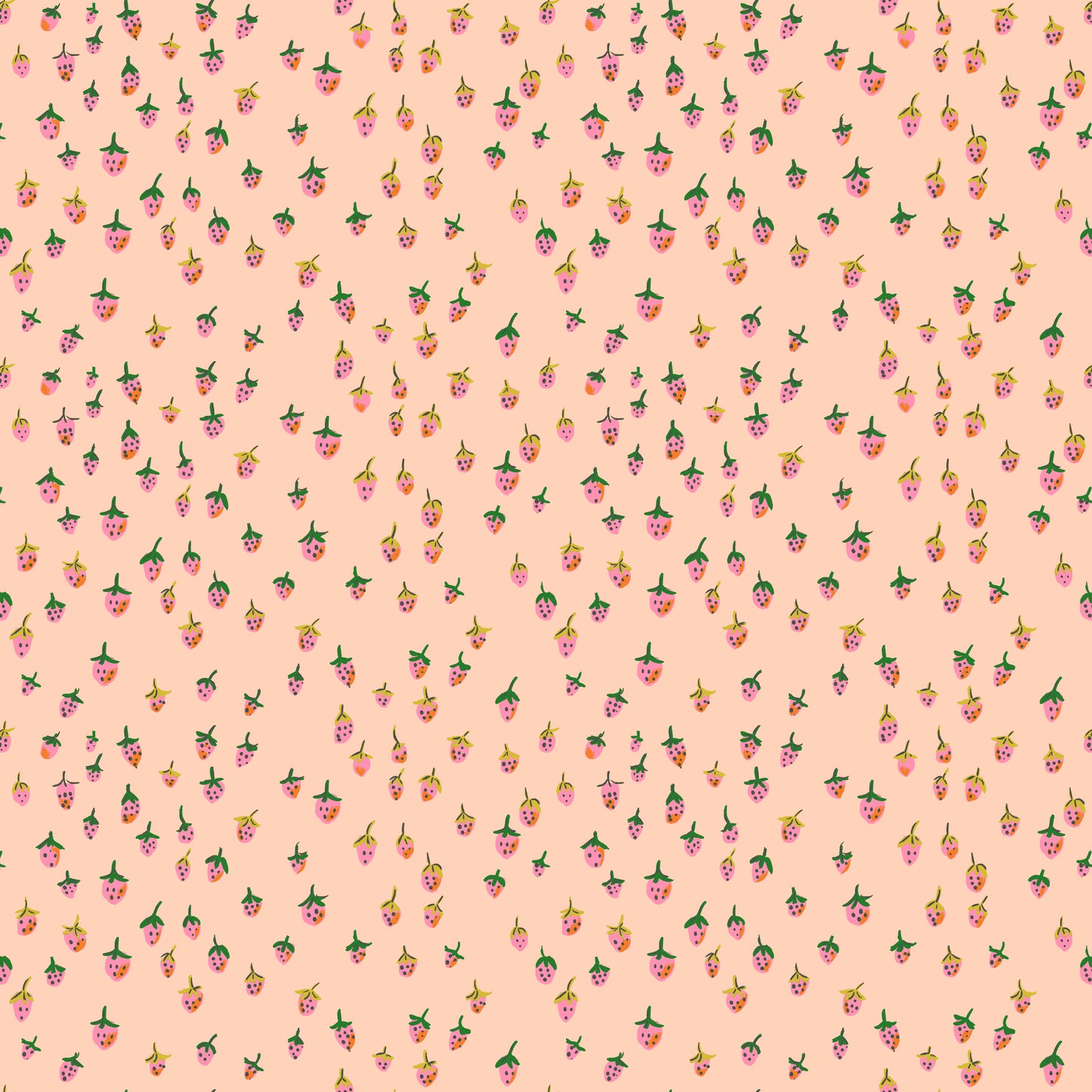 Field Strawberries in Blush | Heather Ross Favorites