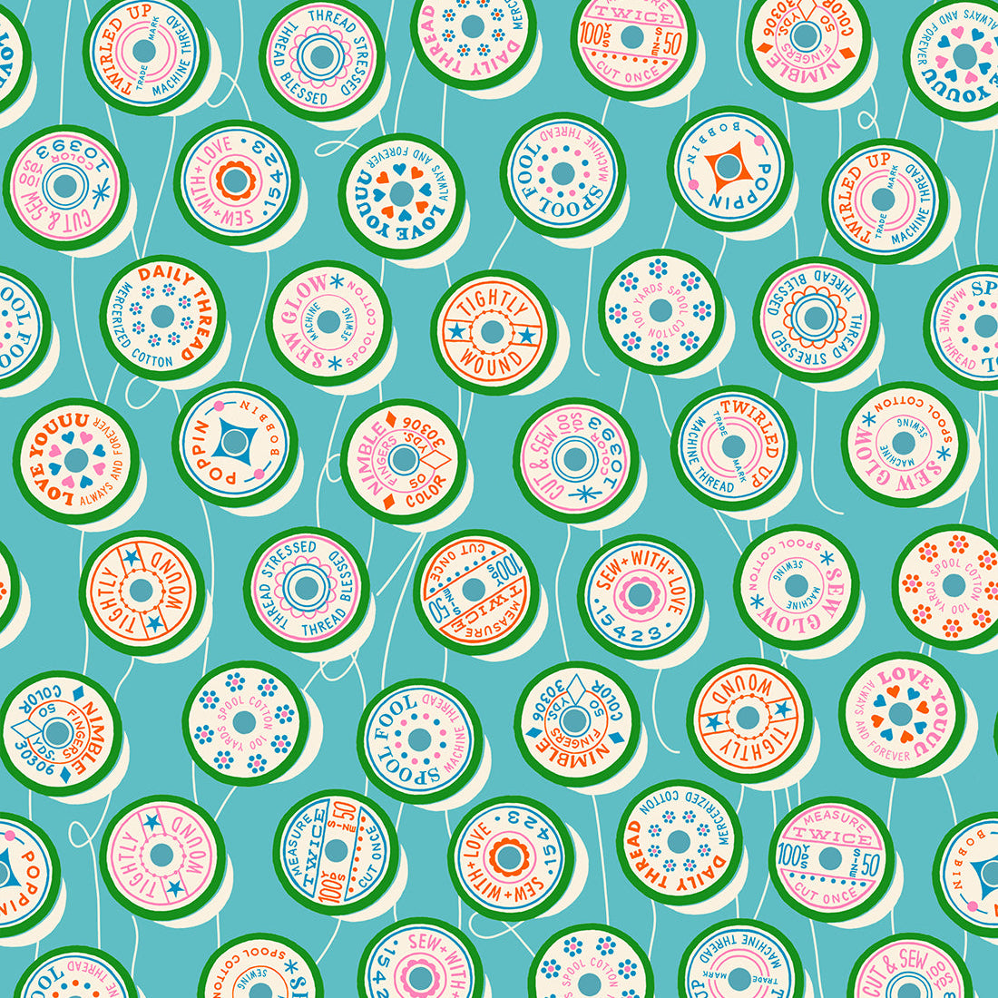Spools in Turquoise | Trinketry
