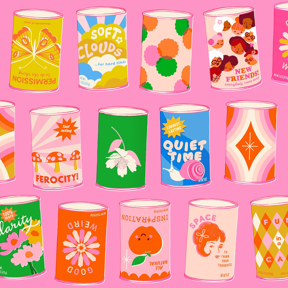 Can Can in Flamingo | Sparkle Mart