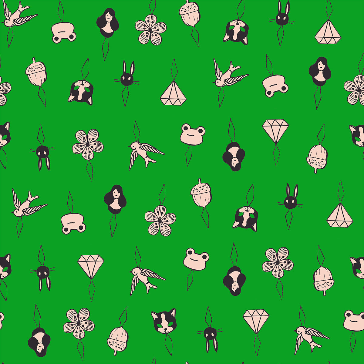 Thread Charms in Verdant | 1 800 Notion