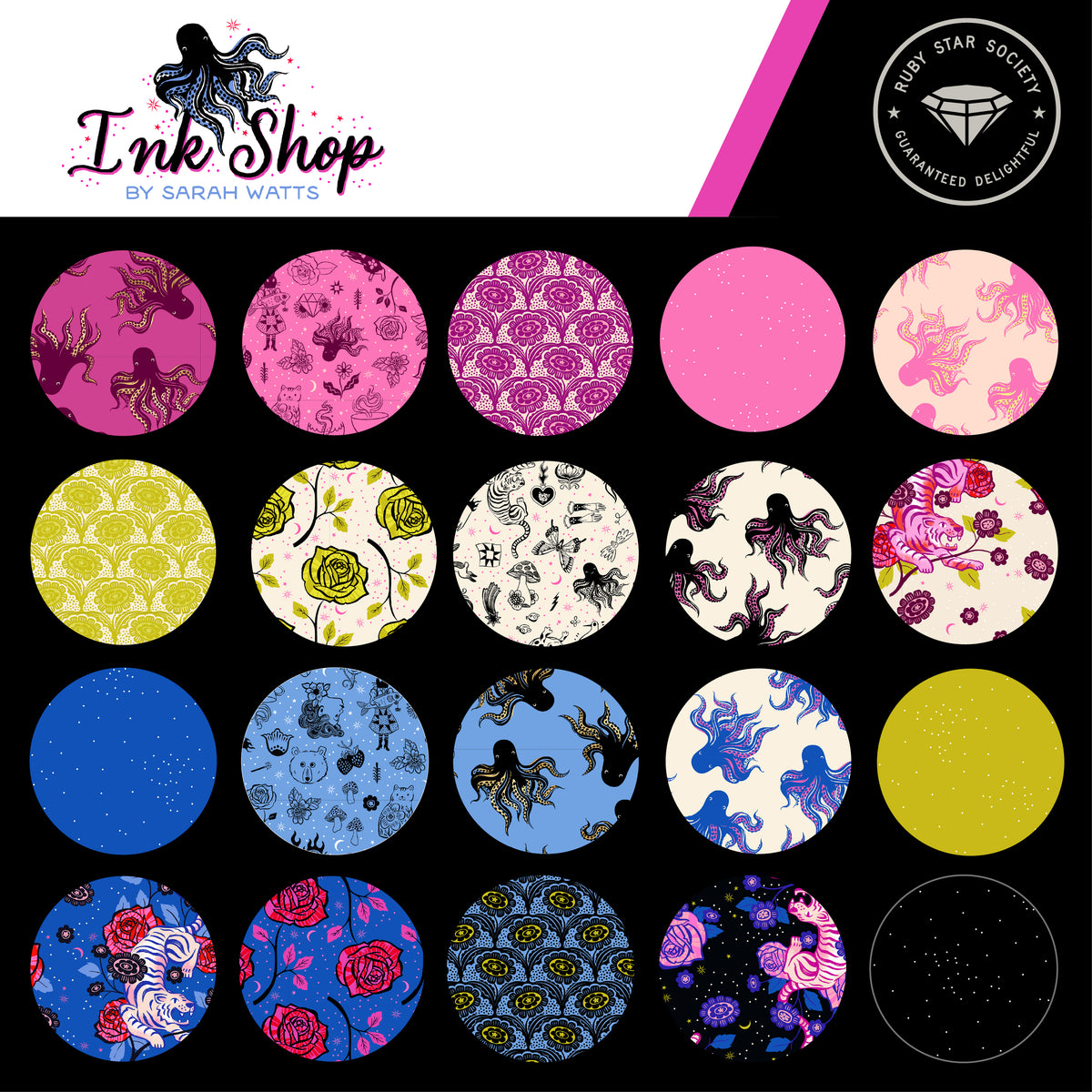 Ink Shop | Fat Quarter Bundle