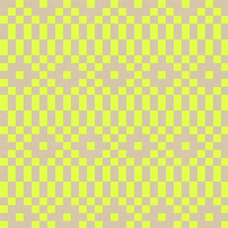 Bitmapped in Neon Yellow | Lofi Linens