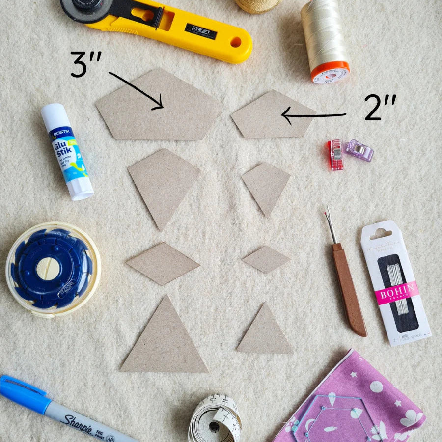 Ice Cream Soda Quilt EPP Kit | SMALL Block