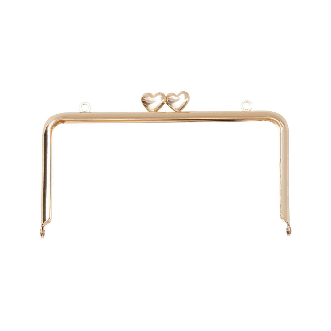 Rectangle Heart Clasp | Rose Gold