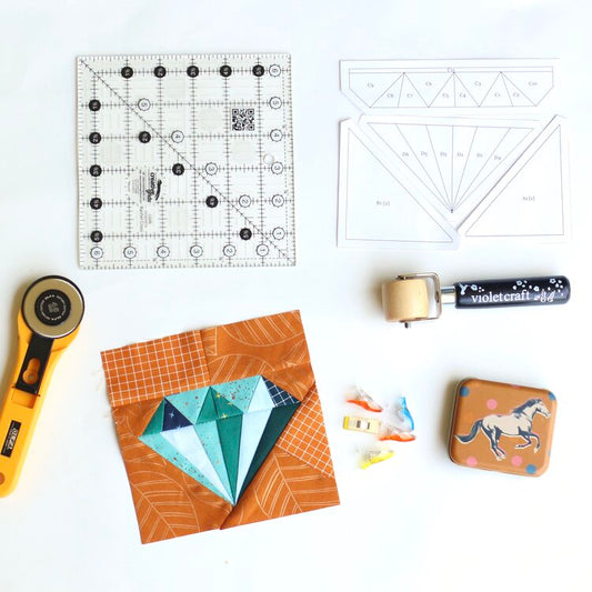Gemstone Foundation Paper Piecing Tutorial