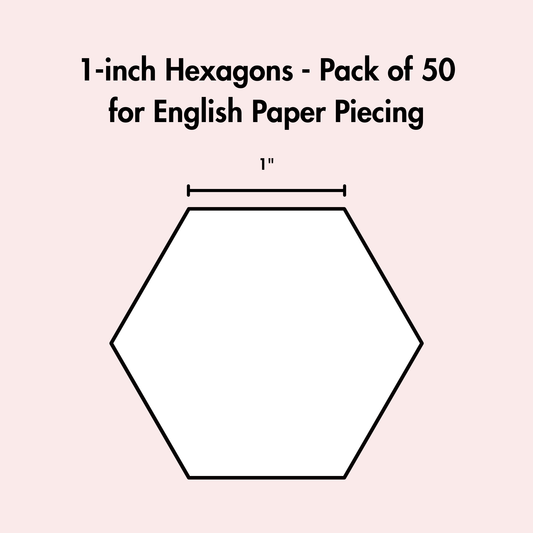 1-inch Hexagons | Pack of 50