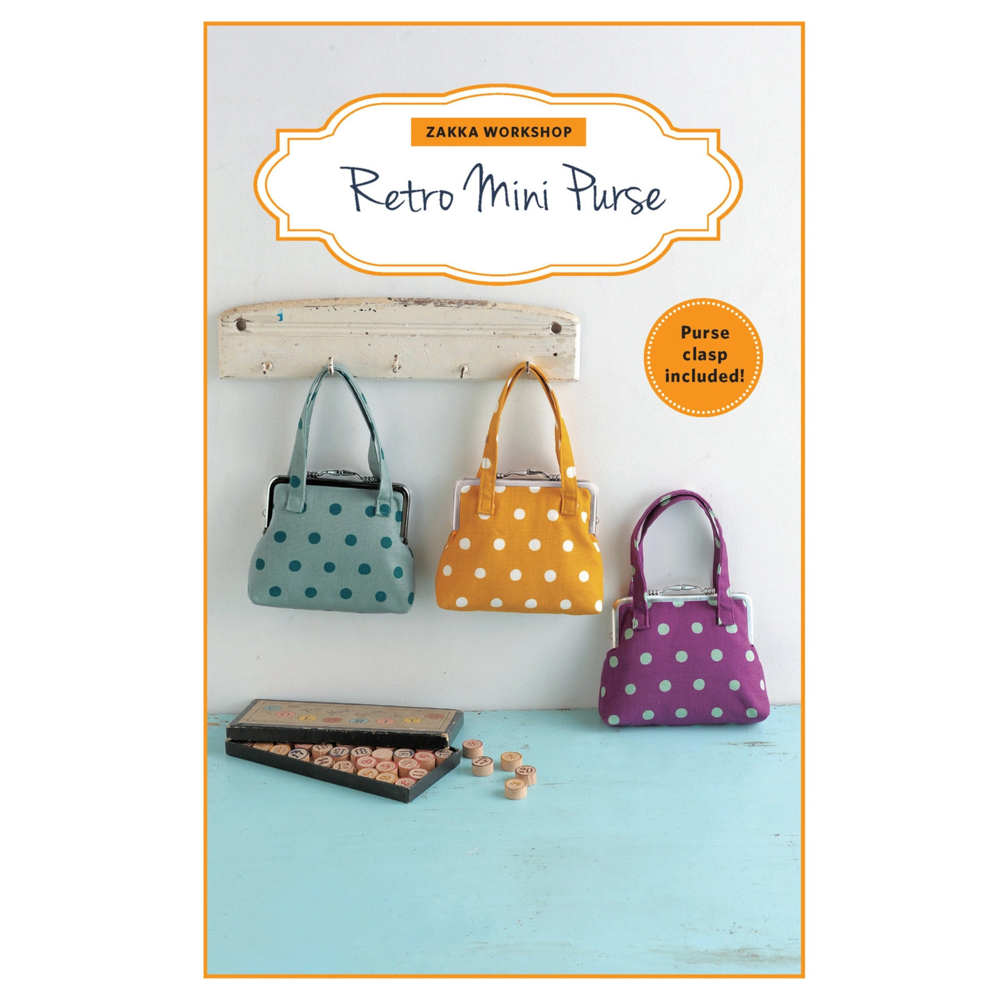 Retro Mini Purse | Pattern + Hardware