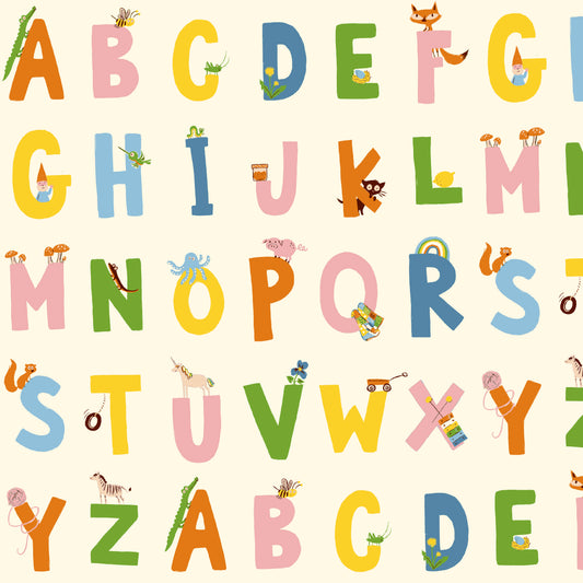Alphabet in Cream | Heather Ross Favorites