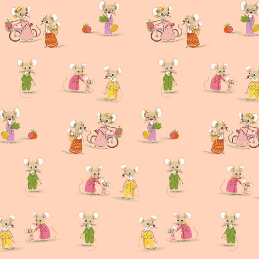 Country Mouse, City Mouse in Blush | Heather Ross Favorites
