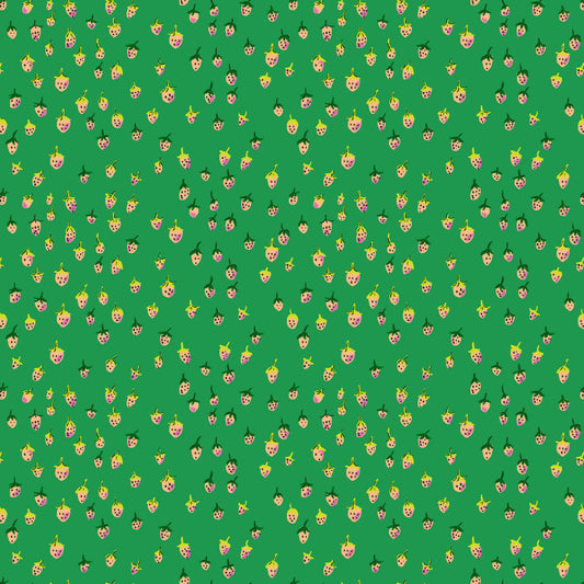Field Strawberries in Jade | Heather Ross Favorites