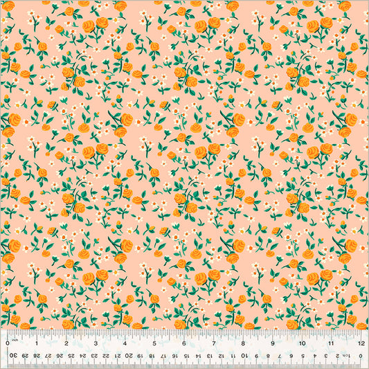 Mousy Floral in Blush | Heather Ross by Hand