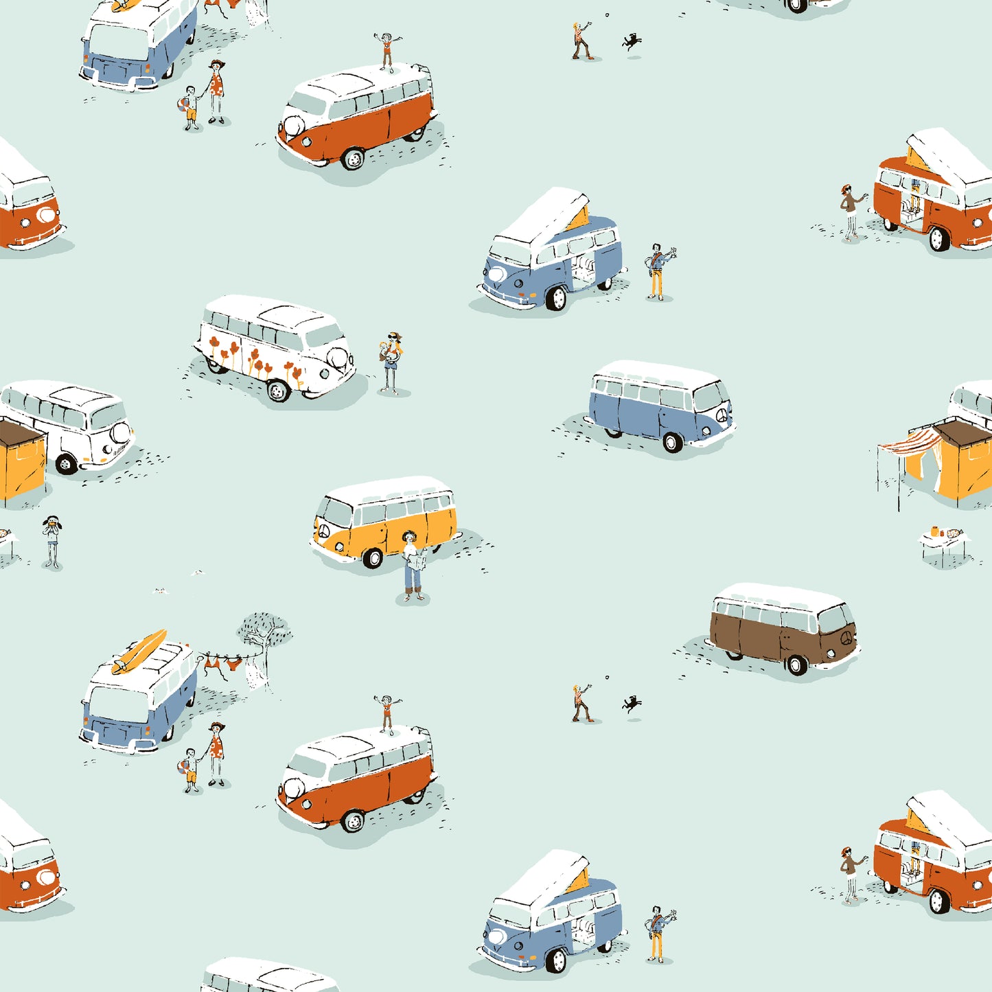 Bus in Aqua | Heather Ross Favorites