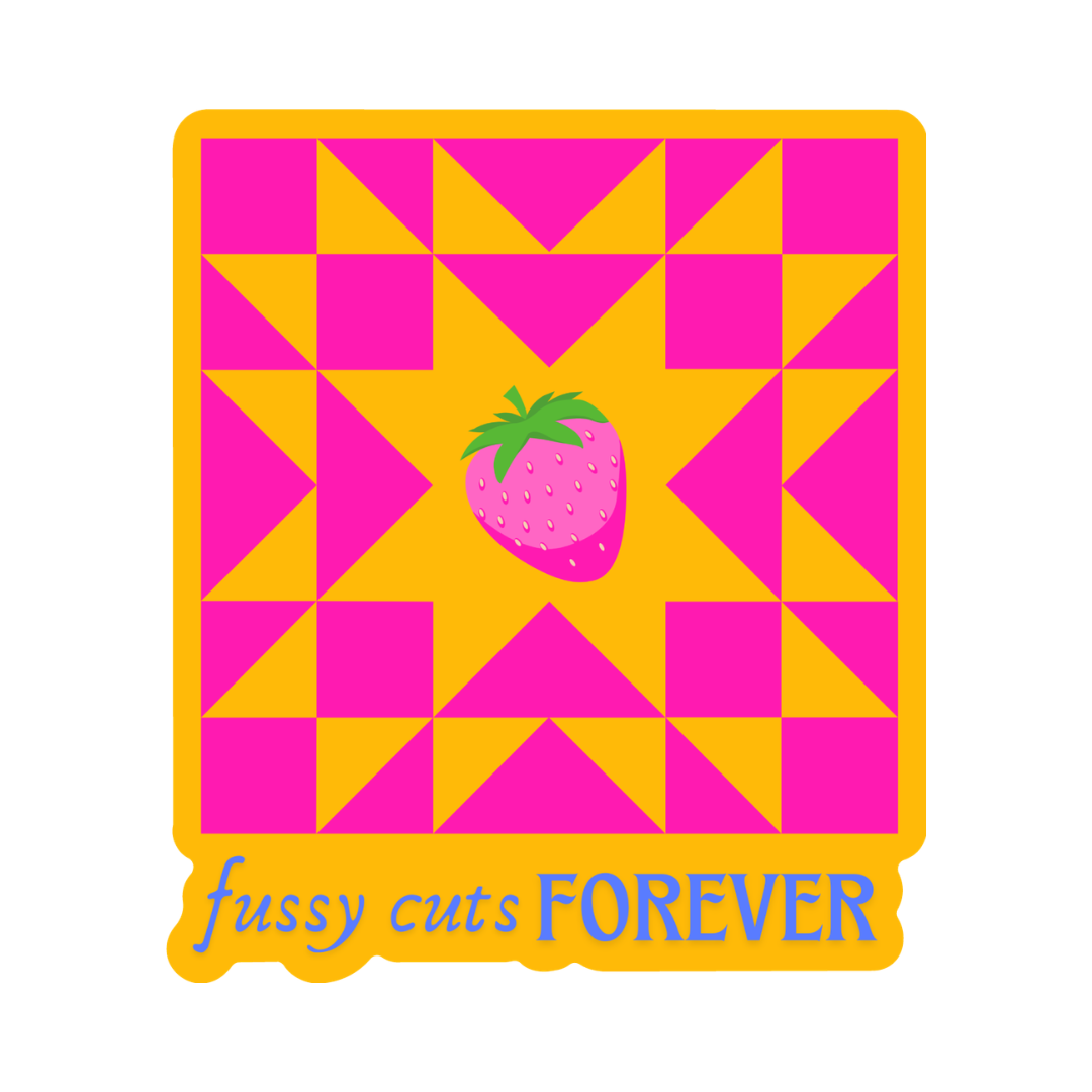 Fussy Cuts Forever | Vinyl Sticker