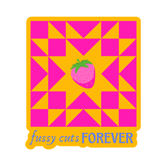 Fussy Cuts Forever | Vinyl Sticker
