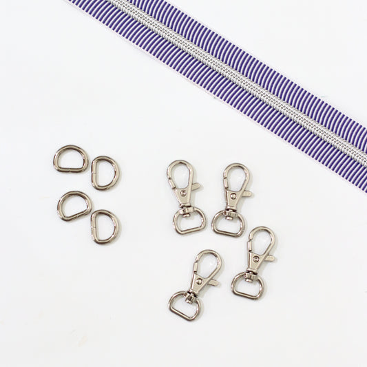 Silver Hardware | 1/2 Inch