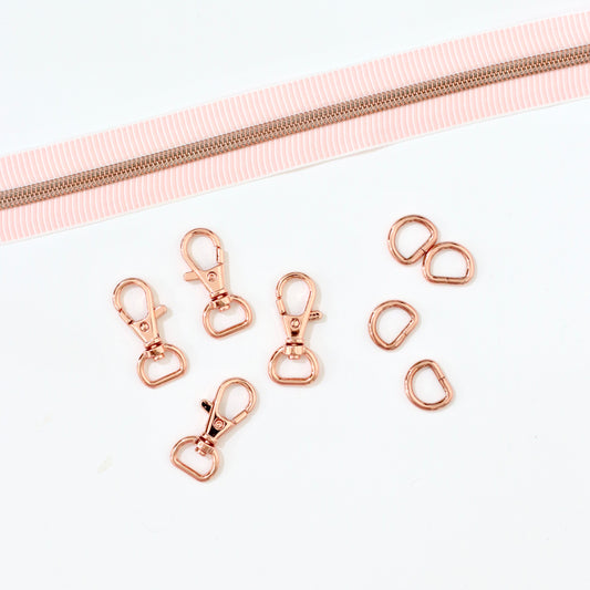 Rose Gold Hardware | 1/2 Inch