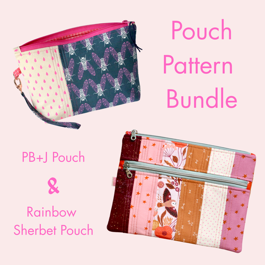 Rainbow Sherbet // PB+J Pouch Bundle