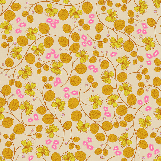 Caper Floral in Parchment | Lofi Linens