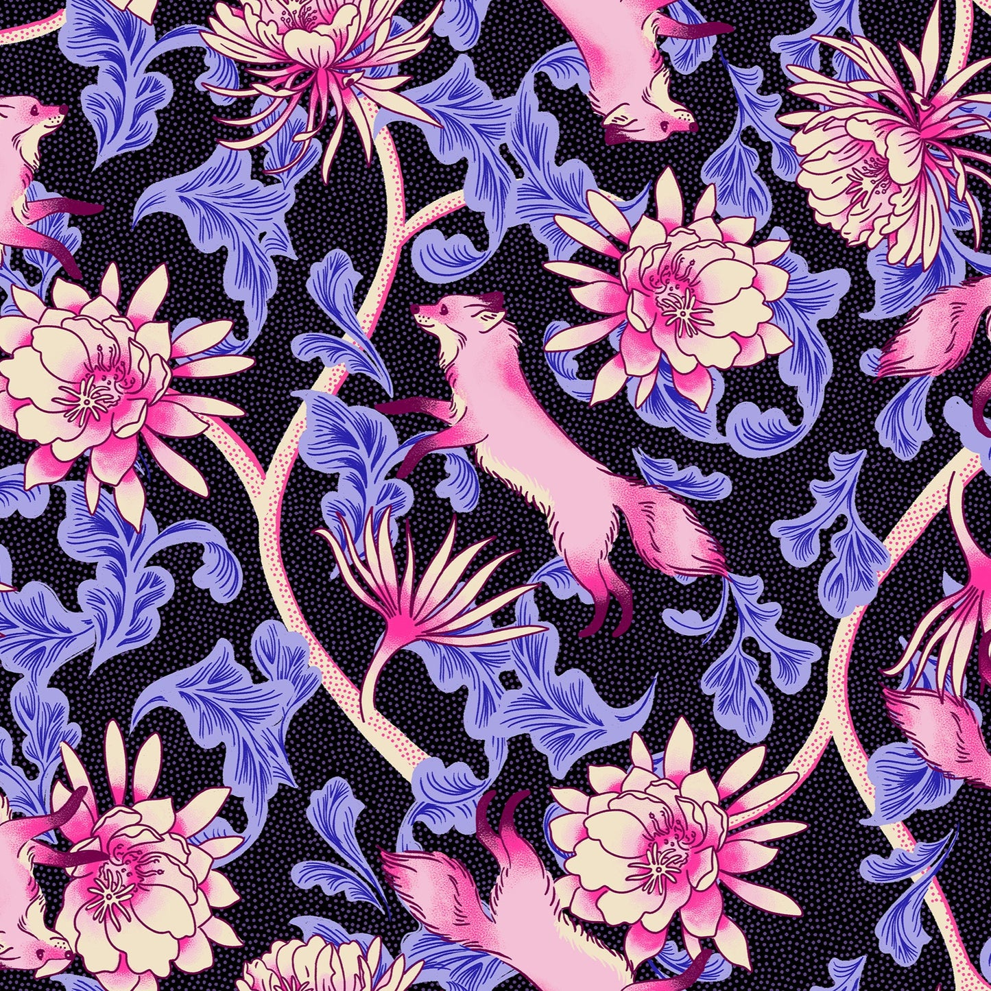 Fox Bloom in Black | Glow Garden