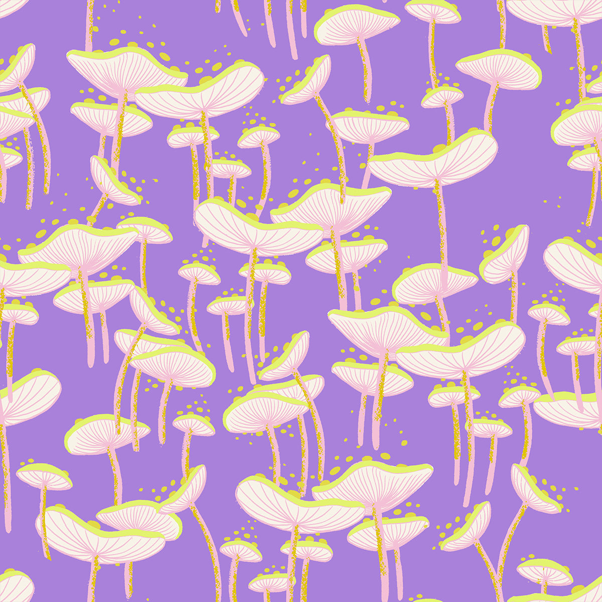 Fungi in Amethyst | Glow Garden