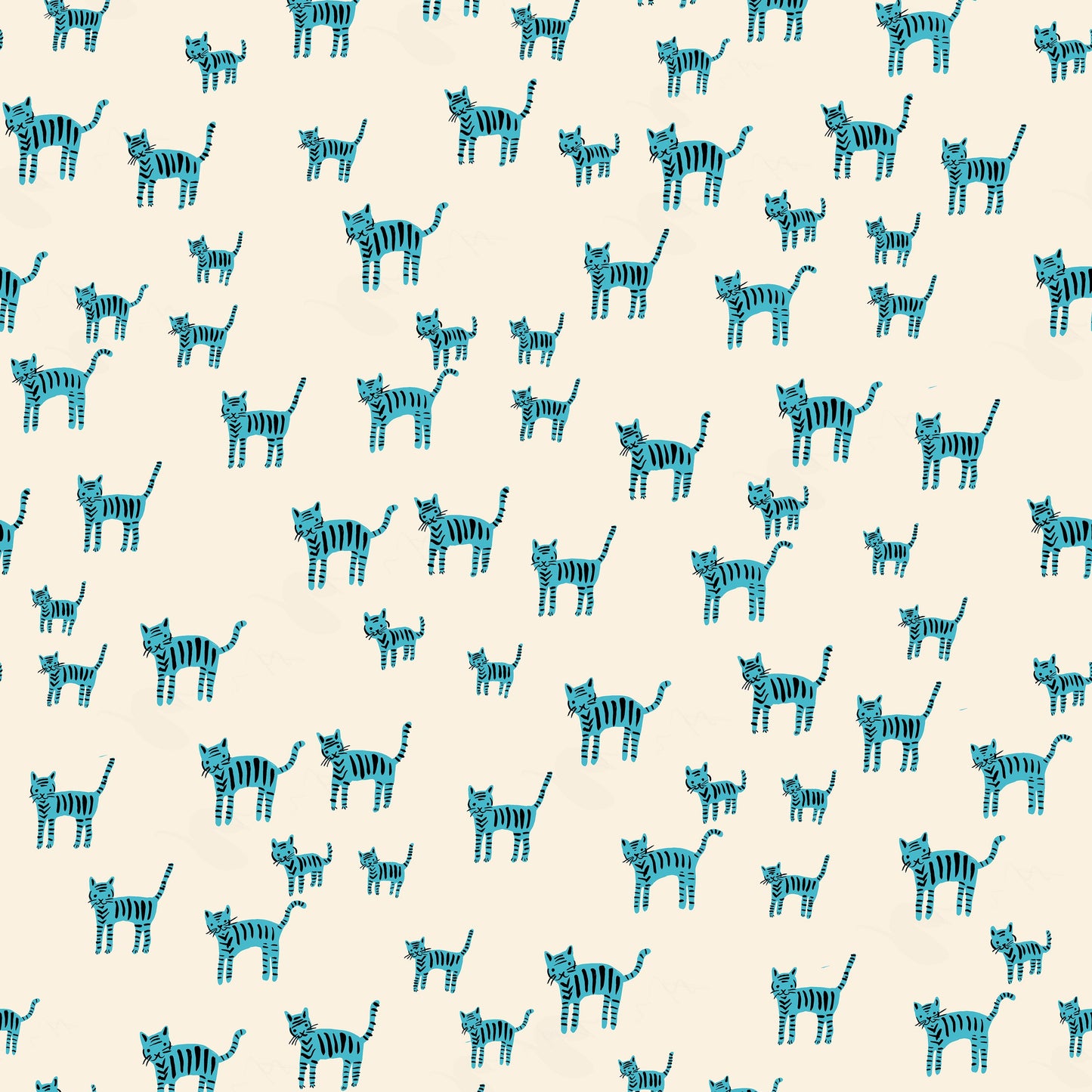 Tiger Stripes in Turquoise | Catnap