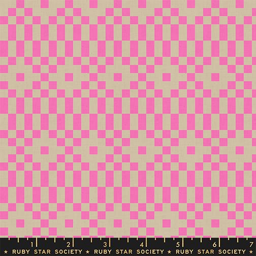 Bitmapped in Neon Pink | Lofi Linens