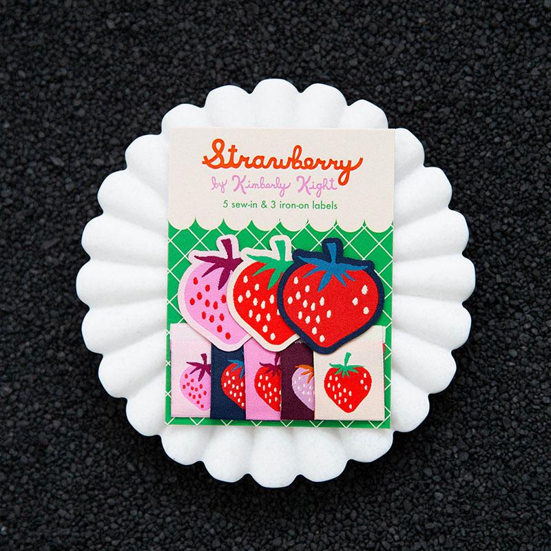 Classic Strawberries | Woven Labels