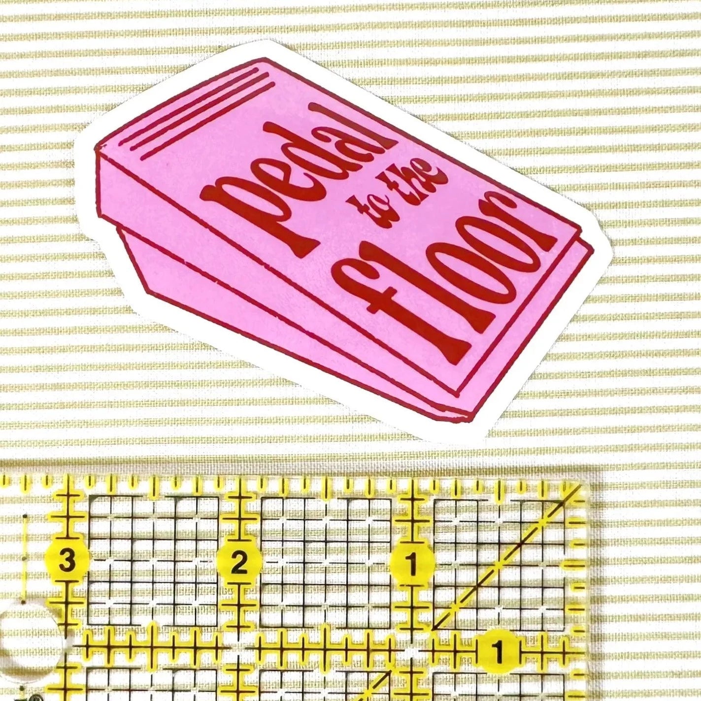 Pedal to the Floor | Vinyl Sticker