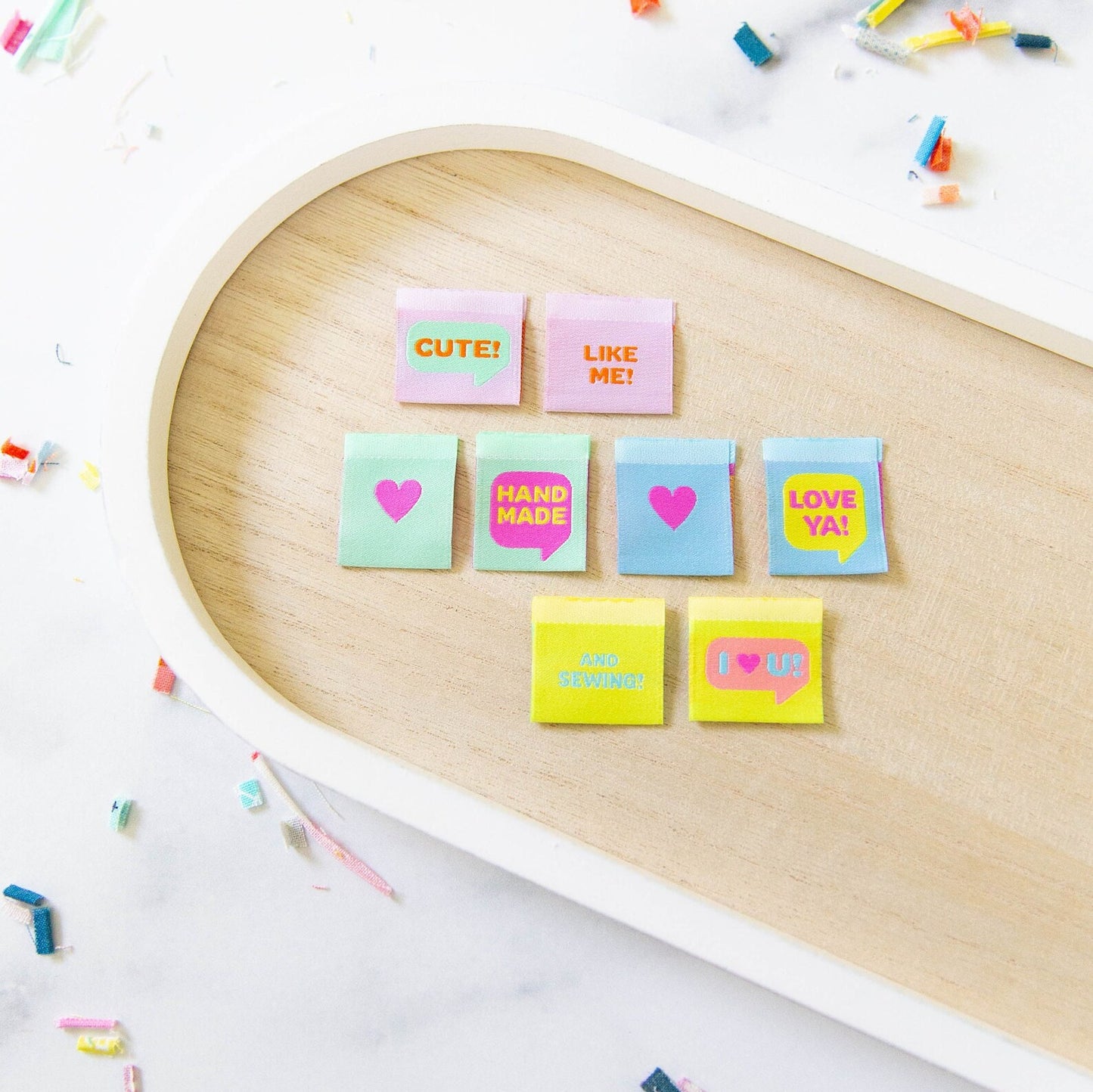 Speech Bubbles | Woven Labels