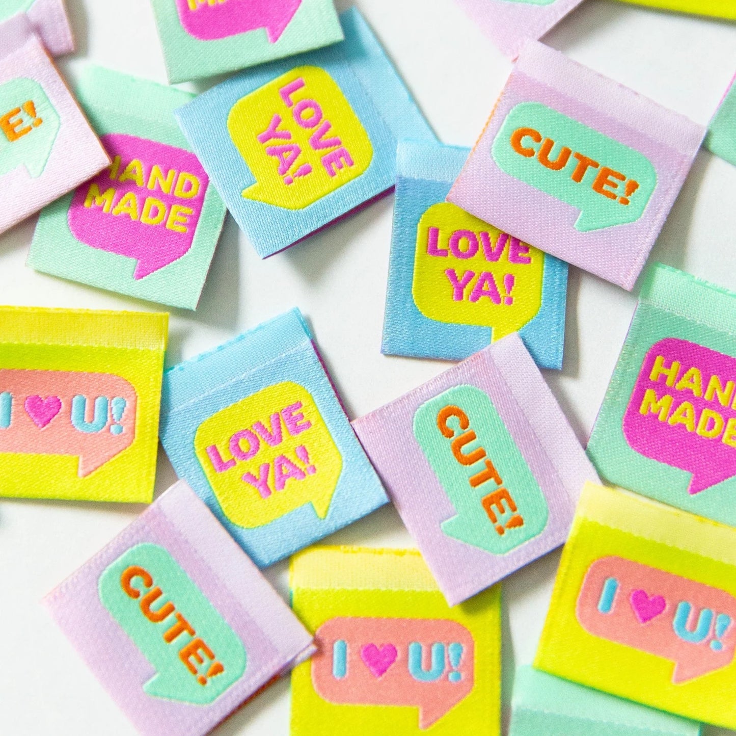 Speech Bubbles | Woven Labels