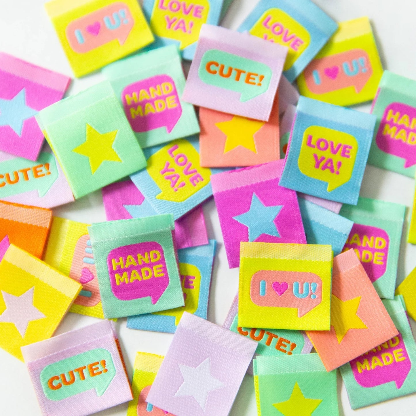 Speech Bubbles | Woven Labels