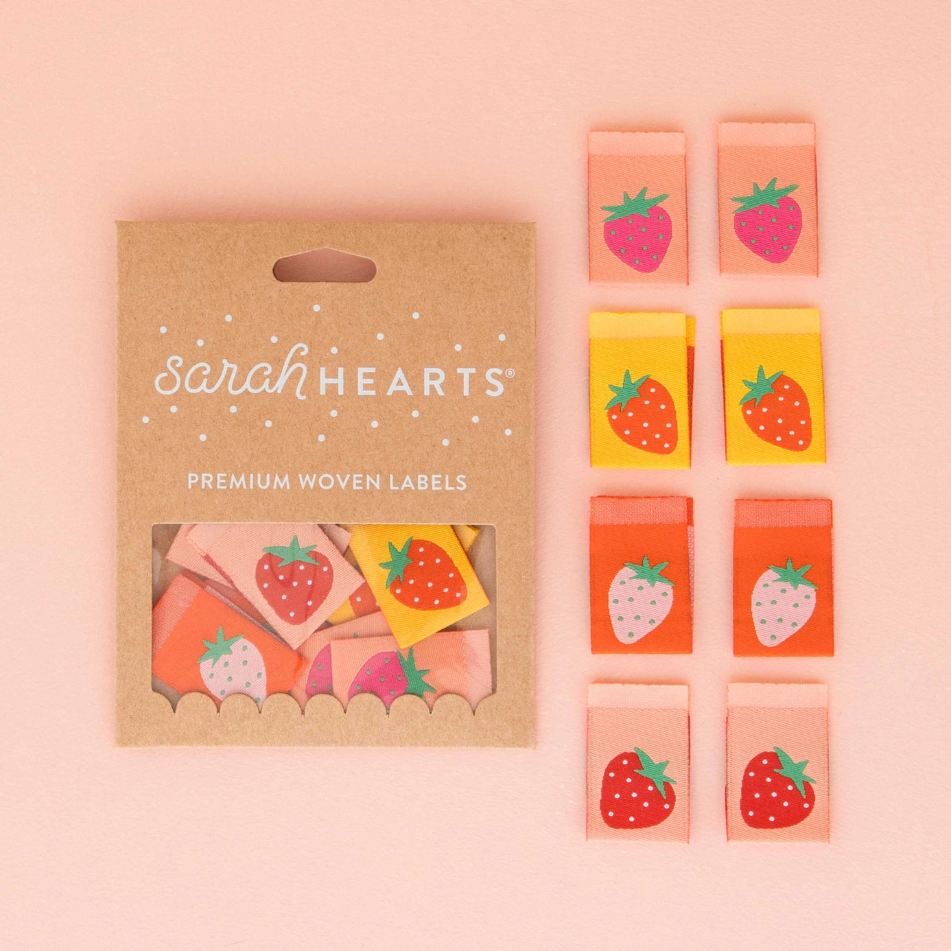 Strawberry Multipack | Woven Labels