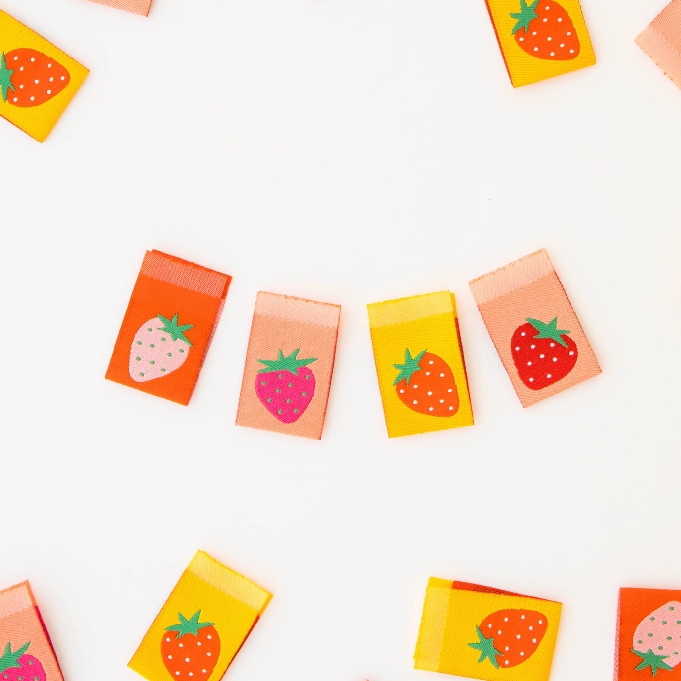 Strawberry Multipack | Woven Labels