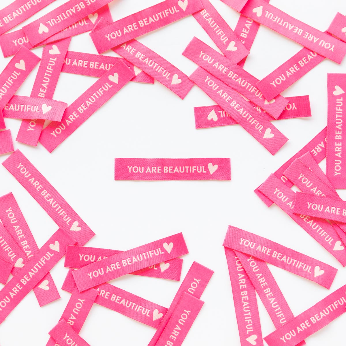 You Are Beautiful | Woven Labels