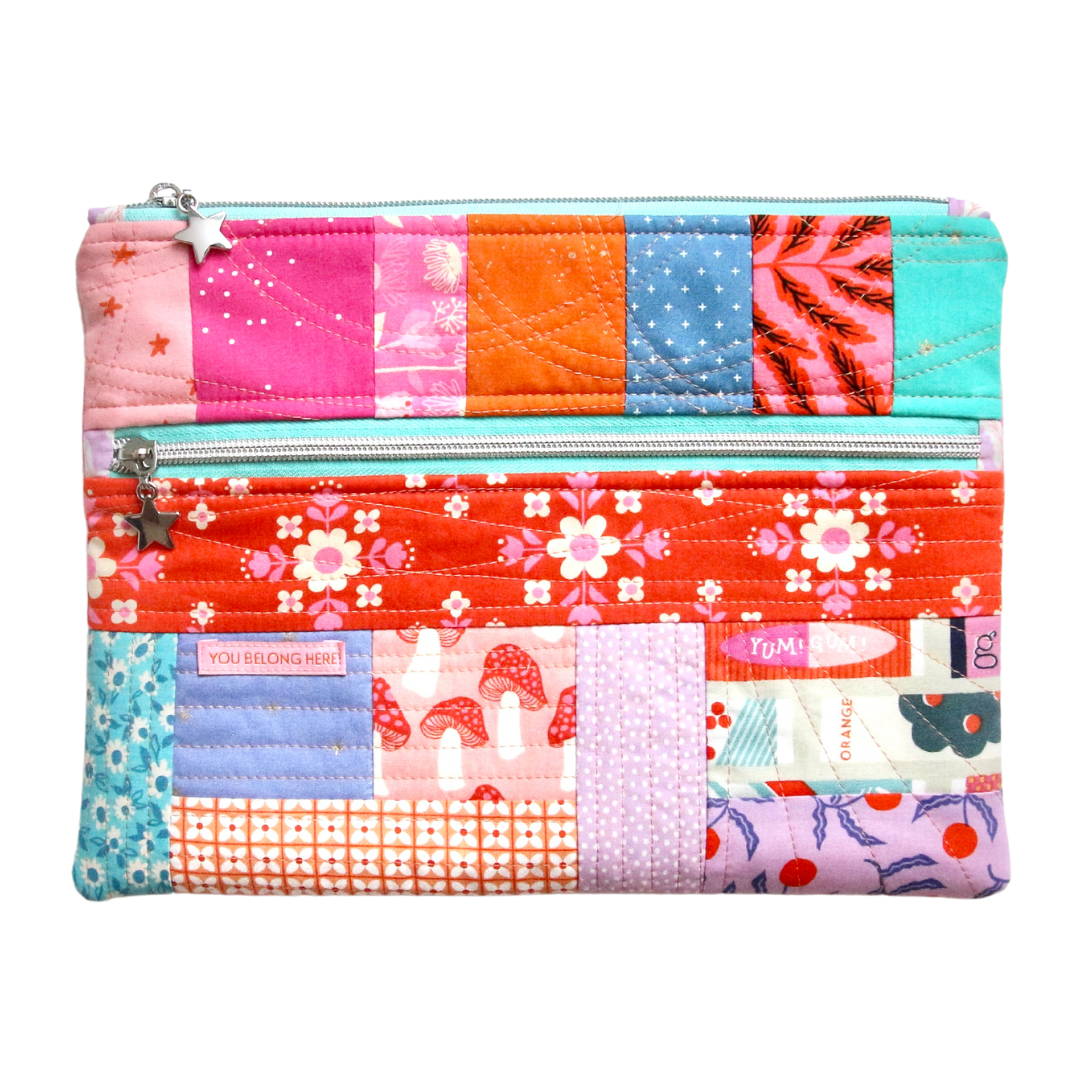 Rainbow Sherbet Pouch | PDF Pattern