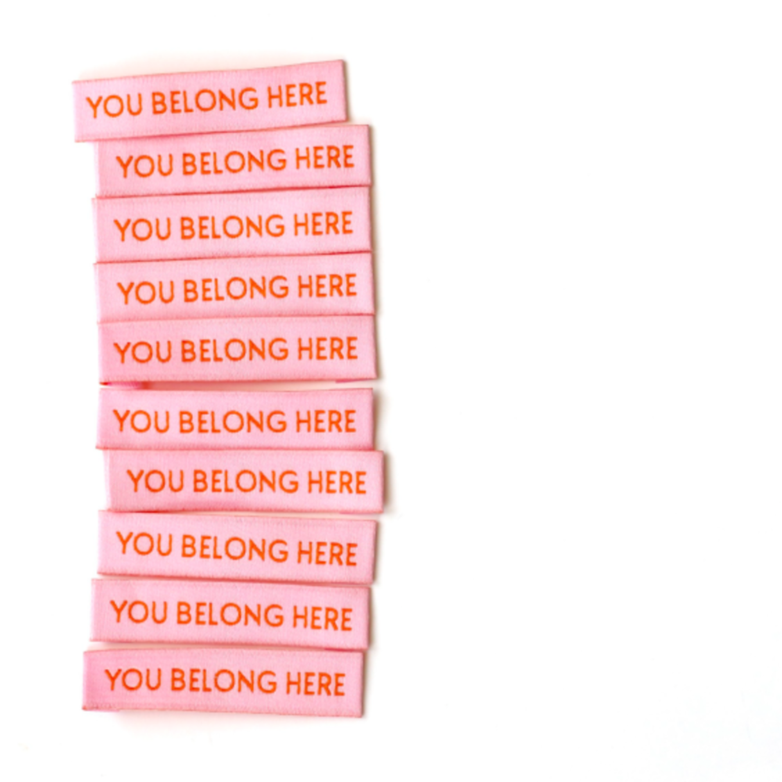 You Belong Here | Woven Labels