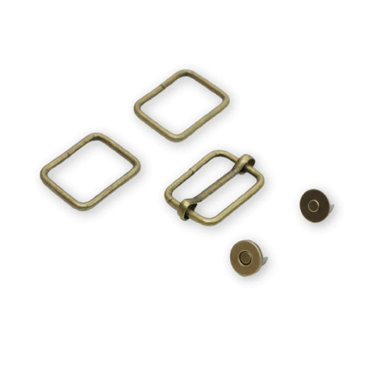 Hardware Kit | 1 inch | Antique Bronze